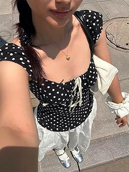 Amazon.com: Alyweatry Women Y2k Coquette Shirt Cute Short